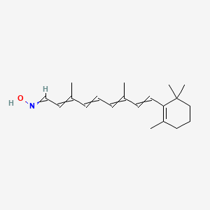 N-[3,7-dimethyl-9-(2,6,6-trimethylcyclohexen-1-yl)nona-2,4,6,8-tetraenylidene]hydroxylamine