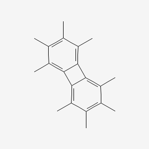 molecular formula C20H24 B11950240 Biphenylene, octamethyl- CAS No. 72468-75-8