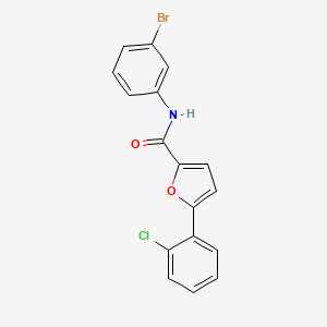 molecular formula C17H11BrClNO2 B11950280 N-(3-Bromophenyl)-5-(2-chlorophenyl)-2-furamide CAS No. 618401-62-0