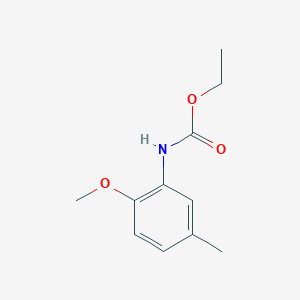 molecular formula C11H15NO3 B11950287 ethyl N-(2-methoxy-5-methylphenyl)carbamate 