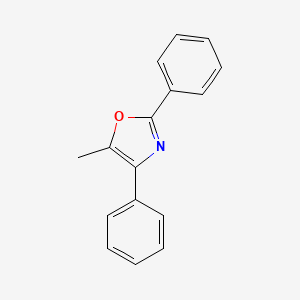 molecular formula C16H13NO B11950367 2,4-Diphenyl-5-methyloxazole CAS No. 38511-88-5