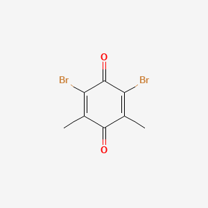 molecular formula C8H6Br2O2 B11950376 2,6-Dibromo-3,5-dimethyl-1,4-benzoquinone CAS No. 87405-27-4