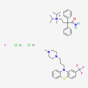 molecular formula C44H59Cl2F3IN5OS B1195041 Stelabid CAS No. 60108-70-5