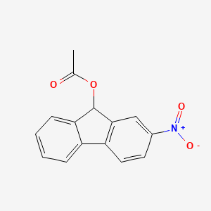 molecular formula C15H11NO4 B11950477 9-Acetoxy-2-nitrofluorene CAS No. 107915-53-7