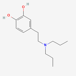 molecular formula C14H23NO2 B1195049 4-[2-(Dipropylamino)ethyl]benzene-1,2-diol CAS No. 66185-61-3