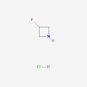 molecular formula C3H7ClFN B119505 3-fluoroazetidine Hydrochloride CAS No. 617718-46-4