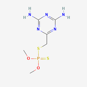 molecular formula C6H12N5O2PS2 B1195053 Menazon CAS No. 78-57-9