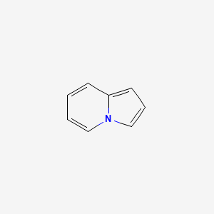 molecular formula C8H7N B1195054 Indolizine CAS No. 274-40-8