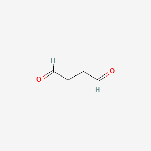 molecular formula C4H6O2 B1195056 琥珀醛 CAS No. 638-37-9