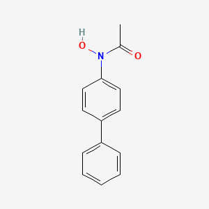 molecular formula C14H13NO2 B1195057 N-羟基-4-乙酰氨基联苯 CAS No. 4463-22-3