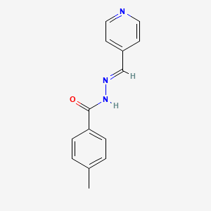 molecular formula C14H13N3O B11950578 P-Toluic (4-pyridylmethylene)hydrazide CAS No. 58809-86-2