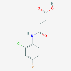 molecular formula C10H9BrClNO3 B11950583 4'-Bromo-2'-chlorosuccinanilic acid CAS No. 195383-31-4