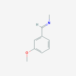 molecular formula C9H11NO B11950599 Methanamine, N-[(3-methoxyphenyl)methylene]- CAS No. 16928-30-6
