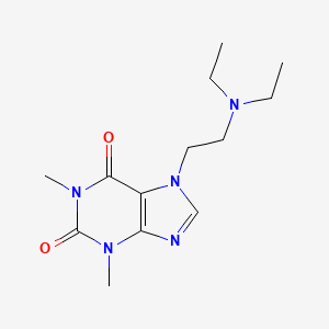 molecular formula C13H21N5O2 B1195060 Etamiphylline CAS No. 314-35-2