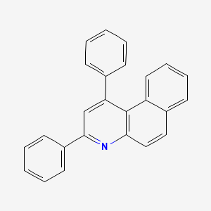 molecular formula C25H17N B11950640 1,3-Diphenylbenzo[f]quinoline CAS No. 3837-42-1