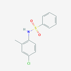 molecular formula C13H12ClNO2S B11950693 N-(4-chloro-2-methylphenyl)benzenesulfonamide 
