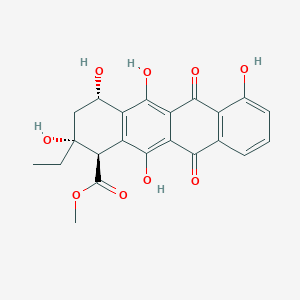 molecular formula C22H20O9 B1195070 Epsilon-rhodomycinone CAS No. 21288-60-8