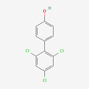 molecular formula C12H7Cl3O B1195072 4-Hydroxy-2',4',6'-trichlorobiphenyl CAS No. 14962-28-8