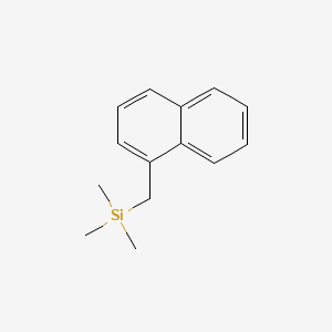 molecular formula C14H18Si B11950828 Silane, trimethyl(1-naphthalenylmethyl)- CAS No. 18410-58-7