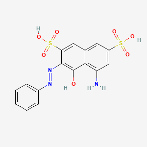 molecular formula C16H13N3O7S2 B1195085 C.I. ACID RED 33 CAS No. 2203-16-9