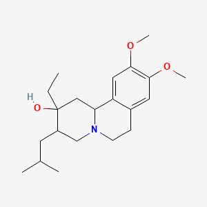molecular formula C21H33NO3 B1195086 RO 4-1284 CAS No. 303-75-3