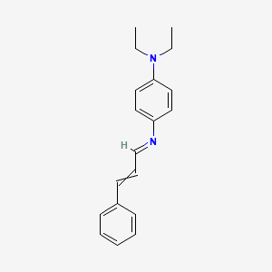 molecular formula C19H22N2 B11950862 N-Cinnamylidene-N',N'-diethyl-1,4-phenylenediamine CAS No. 122167-38-8