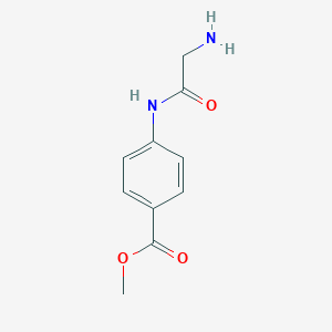 molecular formula C10H12N2O3 B119509 甲基4-(甘氨基)苯甲酸酯 CAS No. 153720-00-4
