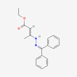 molecular formula C19H20N2O2 B11950901 ethyl (2E)-3-[2-(diphenylmethylene)hydrazino]-2-butenoate 