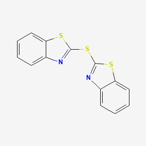 molecular formula C14H8N2S3 B11950916 2-Benzothiazolyl sulfide CAS No. 4074-77-5