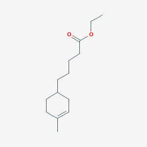 molecular formula C14H24O2 B11950928 Ethyl 5-(4-methylcyclohex-3-en-1-yl)pentanoate CAS No. 73301-37-8