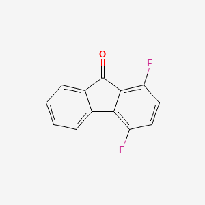 molecular formula C13H6F2O B11950930 1,4-Difluoro-9h-fluoren-9-one CAS No. 17532-94-4
