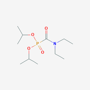 molecular formula C11H24NO4P B11950949 Diisopropyl diethylcarbamoylphosphonate 