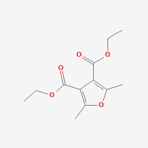 molecular formula C12H16O5 B11950979 Diethyl 2,5-dimethyl-3,4-furandicarboxylate 