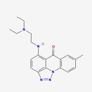 5-(2-(Diethylamino)ethylamino)-8-methyl-6H-(1,2,3)-triazolo(4,5-,1-de)acridin-6-one