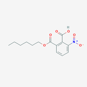 molecular formula C14H17NO6 B11951015 Hexyl 3-nitrophthalate CAS No. 56147-11-6
