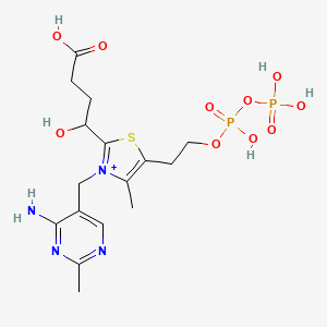 3-Carboxy-1-hydroxypropylthiamine diphosphate
