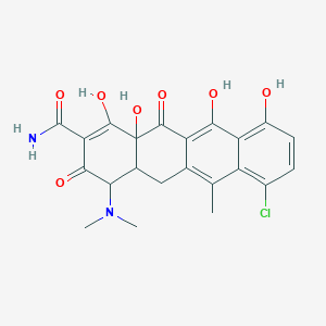 molecular formula C22H21ClN2O7 B11951052 Anhydrochlortetracycline Hydrochloride 