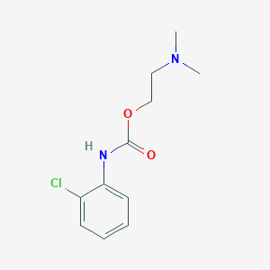 molecular formula C11H15ClN2O2 B11951110 2-dimethylaminoethyl N-(2-chlorophenyl)carbamate CAS No. 103859-14-9