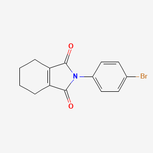 molecular formula C14H12BrNO2 B1195112 N-(4-Bromophenyl)-3,4,5,6-tetrahydrophthalimide CAS No. 39985-64-3