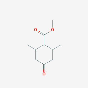 molecular formula C10H16O3 B11951147 Methyl 2,6-dimethyl-4-oxocyclohexanecarboxylate CAS No. 83194-75-6