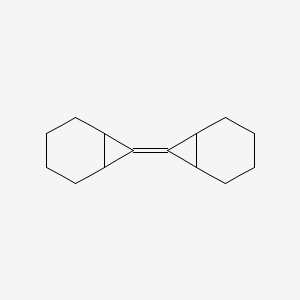 molecular formula C14H20 B11951157 Bicyclo[4.1.0]heptane, 7-bicyclo[4.1.0]hept-7-ylidene- CAS No. 4433-05-0