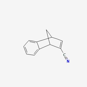 molecular formula C12H9N B11951168 1,4-Dihydro-1,4-methanonaphthalene-2-carbonitrile CAS No. 71906-57-5