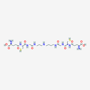 molecular formula C27H49N9O10S2 B1195117 Trypanothione 