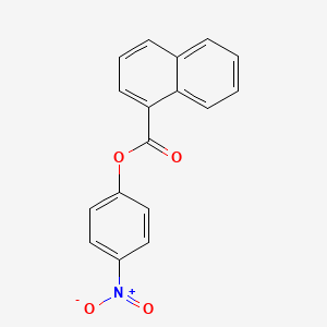 molecular formula C17H11NO4 B1195124 4-Nitrophenyl 1-naphthoate CAS No. 65426-83-7