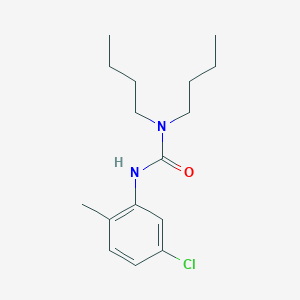 molecular formula C16H25ClN2O B11951244 Urea, N,N-dibutyl-N'-(5-chloro-2-methylphenyl)- CAS No. 86781-58-0