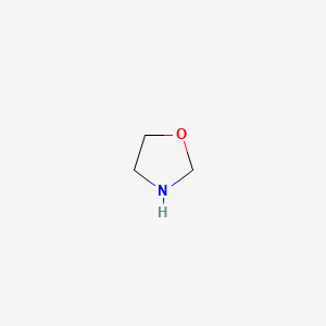molecular formula C3H7NO B1195125 Oxazolidine CAS No. 504-76-7