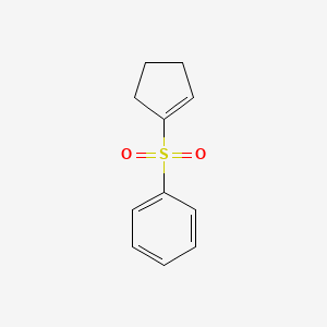 molecular formula C11H12O2S B11951270 (1-Cyclopenten-1-ylsulfonyl)benzene CAS No. 64740-90-5
