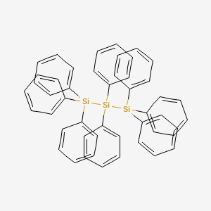molecular formula C48H40Si3 B11951284 Trisilane, octaphenyl- CAS No. 4098-89-9