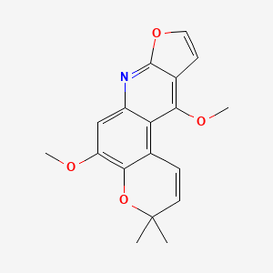 molecular formula C18H17NO4 B1195131 Acronidine CAS No. 518-68-3