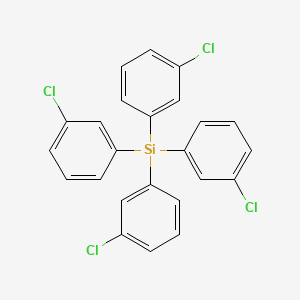 molecular formula C24H16Cl4Si B11951334 Tetrakis(3-chlorophenyl)silane CAS No. 18733-82-9